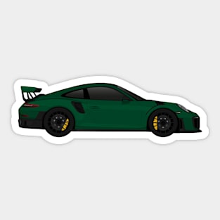 GT2RS Side Dark-Green Sticker